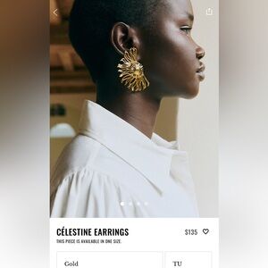 Sezane Gold Célestine Earrings
